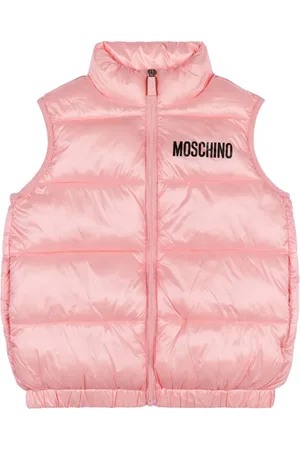 Moschino Logo-print puffer vest