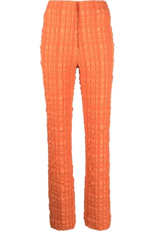 Nanushka Juna seersucker trousers
