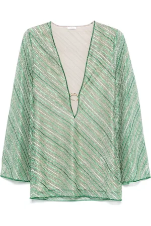 Oseree Striped mini dress