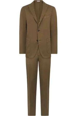 Boglioli Whipstitch-trim suit