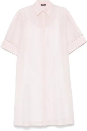 PESERICO SIGN Semi-sheer midi dress