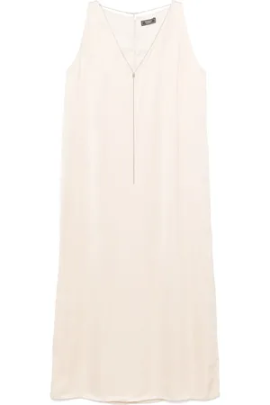 PESERICO SIGN Monili-chain detailed midi dress