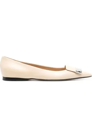 Sergio Rossi SR1 flat leather pumps