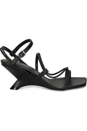 vic matiè Swan strappy wedge sandals