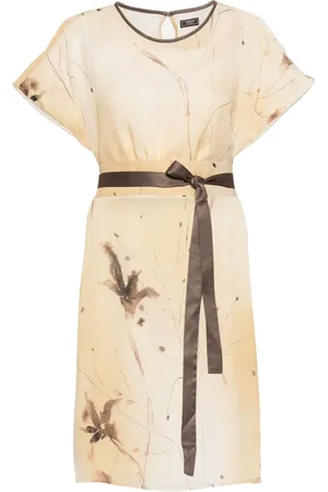 PESERICO SIGN Printed midi dress