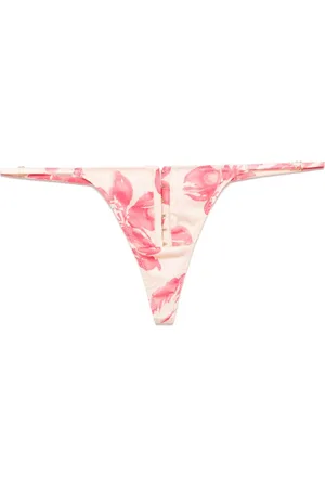 Kiki de Montparnasse Papillon Et Orchidee corset thong
