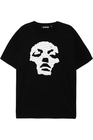 MOSTLY HEARD RARELY SEEN Barcode face T-shirt