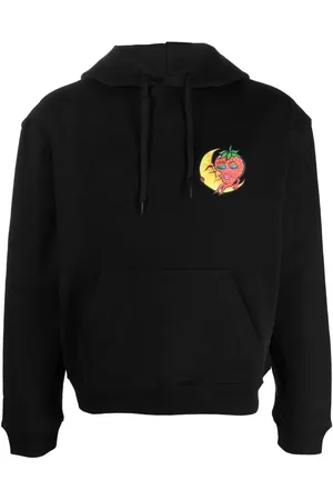 Sky High Farm Chest graphic-print detail hoodie