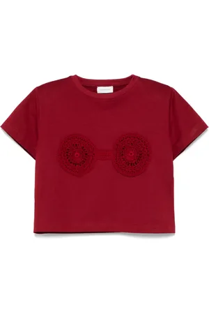 MAGDA BUTRYM Crochet-bra T-shirt
