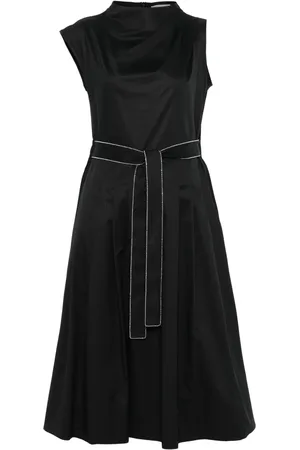 PESERICO SIGN Belted midi dress
