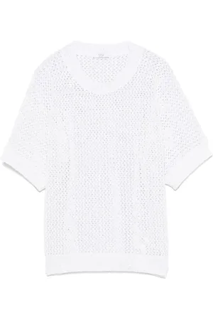 PESERICO SIGN Sequin-embellished T-shirt