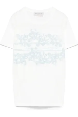 Ermanno Firenze Crystal-embellishment T-shirt