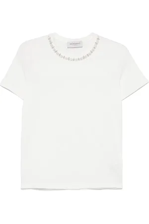 Ermanno Firenze Crystal-embellished T-shirt