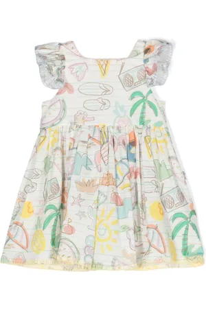 Stella McCartney Summer Doodles cotton dress