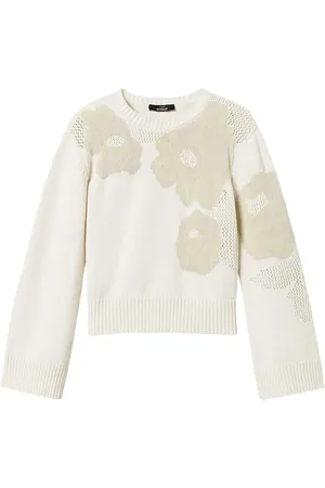 Twin-Set Rose-jacquard jumper