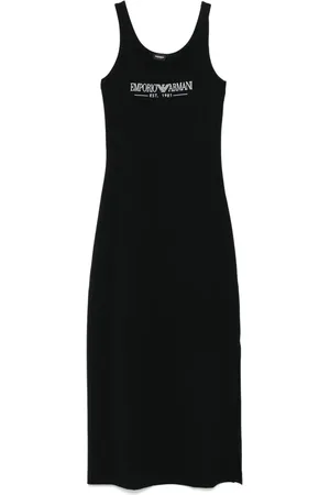 Emporio Armani Logo-embroidered nightdress
