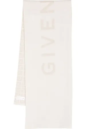 Givenchy Monogram intarsia-knit logo scarf
