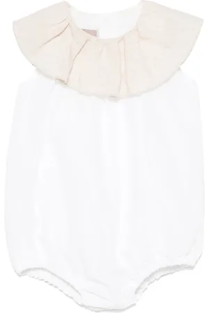 LA STUPENDERIA Ruffle-collar shortie