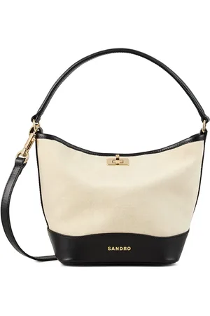 Sandro Tangoso canvas bucket bag