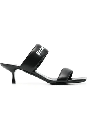 Palm Angels 45mm logo band leather mules