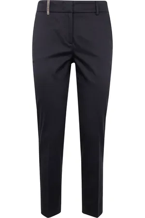 PESERICO SIGN Slim-cut trousers