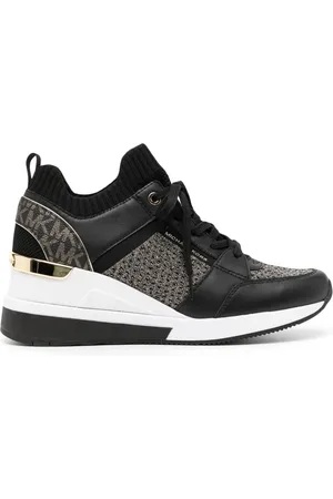 Michael Kors Georgie knitted wedge sneakers