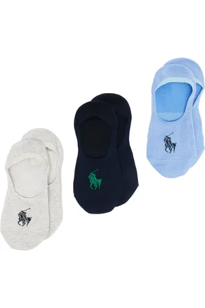 Ralph Lauren Three-pack no show-foot socks