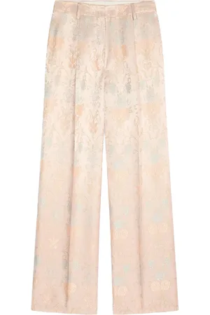 DRIES VAN NOTEN Jacquard trousers