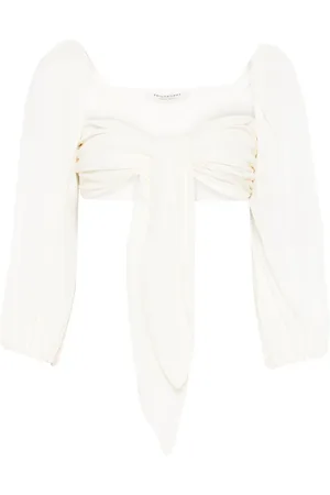Serafini Draped-detail top