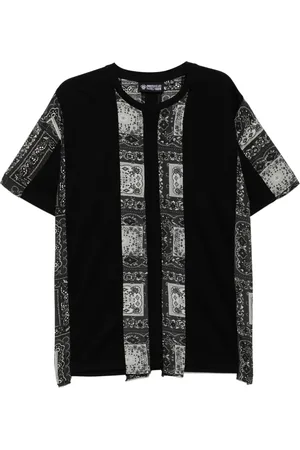 MOSTLY HEARD RARELY SEEN Spliced paisley T-shirt