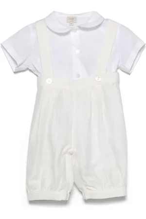 Il gufo Rounded-collar trousers set