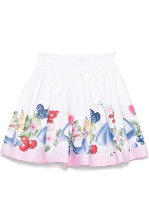 MONNALISA X Disney Alice satin skirt