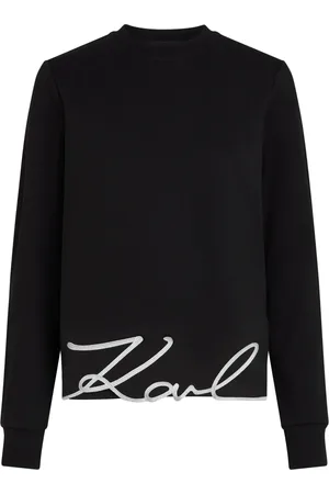 Karl Lagerfeld Signature-hem sweatshirt