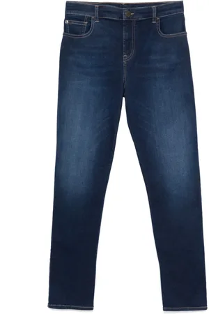 Emporio Armani Logo-patch jeans