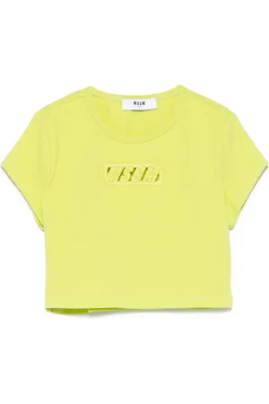 Msgm Jersey cropped T-shirt