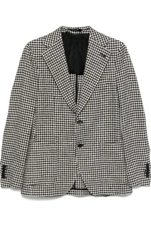 TAGLIATORE Gingham check-pattern blazer