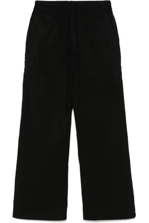 THOM KROM Drawstring-waistband wide-leg trousers