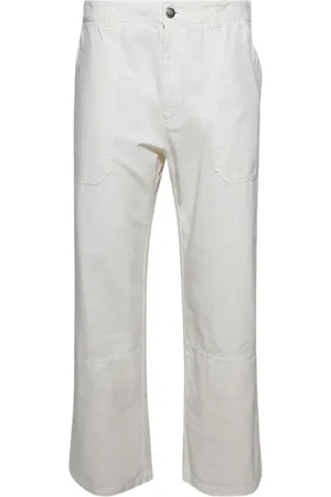 Palm Angels Cotton straight-leg trousers