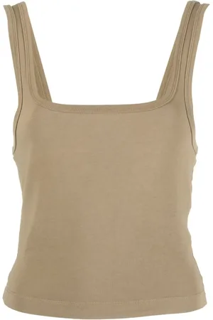 Entire Studios Cropped organic-cotton tank top