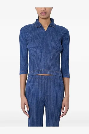 PLEATS PLEASE ISSEY MIYAKE Pleated polo top