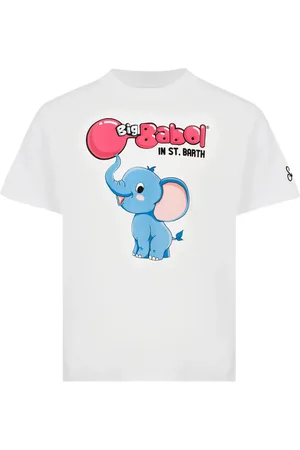 MC2 SAINT BARTH X Big Babol elephant-graphic T-shirt