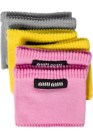 Miu Miu Logo-patch socks (pack of three)