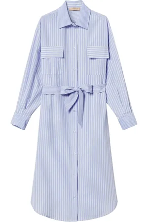 Twin-Set Striped shirtdress
