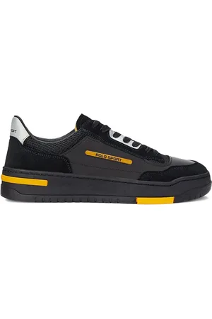 Ralph Lauren Logo-print leather sneakers