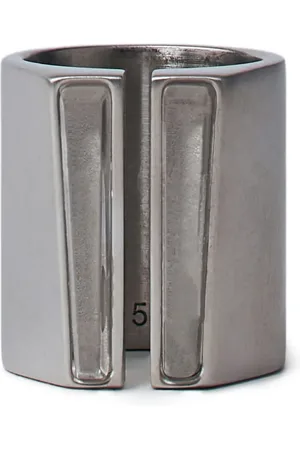 Rick Owens Logo-engraved ring