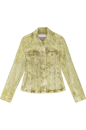 Ganni Acid-wash denim jacket