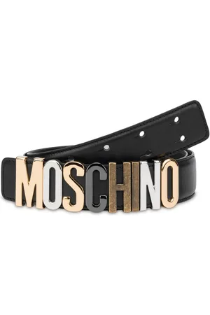 Moschino Logo-plaque belt