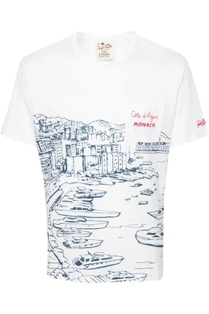 MC2 SAINT BARTH Monaco linen T-shirt