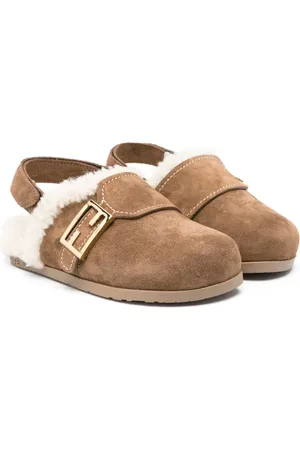 Fendi FF motif leather sandals