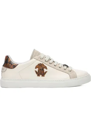 Roberto Cavalli Embroidered-logo sneakers